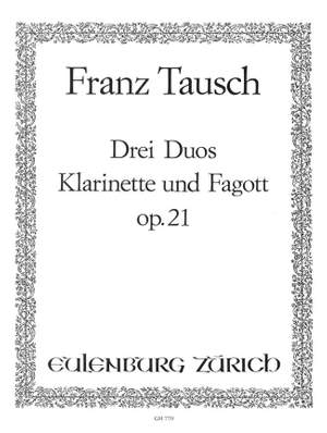 Tausch, Franz Wilhelm: 3 Duos für Klarinette und Fagott  op. 21
