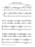 Devienne, François: Sonate für Flöte, Fagott und Cembalo (Klavier) C-Dur Product Image
