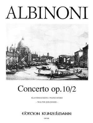 Albinoni, Tommaso: Concerto op. 10/2 g-Moll