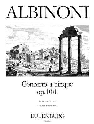 Albinoni, Tommaso: Concerto a cinque op. 10/1 B-Dur