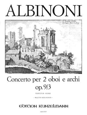Albinoni, Tommaso: Concerto für 2 Oboen op. 9/3 F-Dur