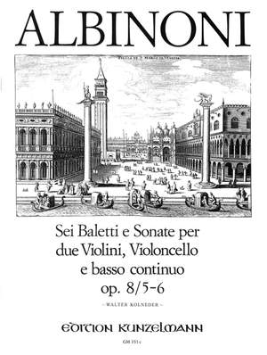 Albinoni, Tommaso: 6 Baletti und Sonaten op. 8/5-6