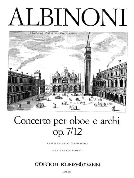 Albinoni, Tommaso: Concerto für Oboe op. 7/12 C-Dur