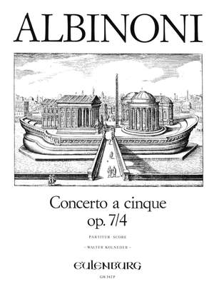 Albinoni, Tommaso: Concerto op.7/4 G-Dur