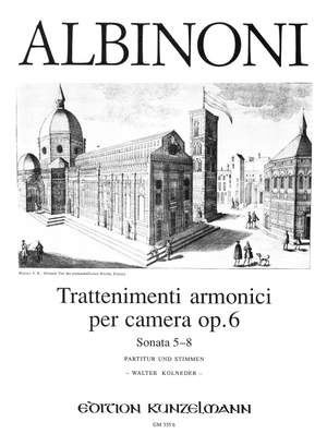 Albinoni, Tommaso: 12 Trattenimenti armonici per camera  op. 6/5-8