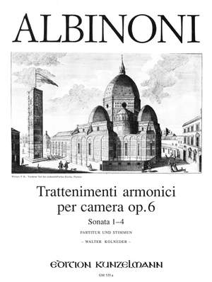 Albinoni, Tommaso: 12 Trattenimenti armonici per camera  op. 6/1-4