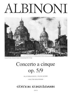 Albinoni, Tommaso: Concerto a cinque op.5/9 e-Moll