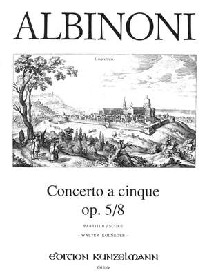 Albinoni, Tommaso: Concerto a cinque op. 5/8 F-Dur