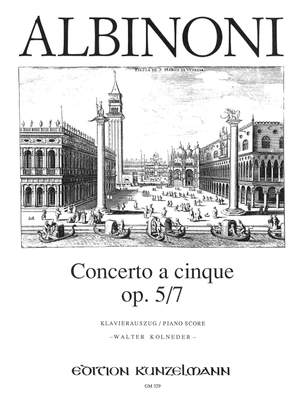 Albinoni, Tommaso: Concerto a cinque op. 5/7 d-Moll