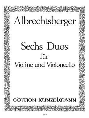 Albrechtsberger, Johann Georg: 6 Duos