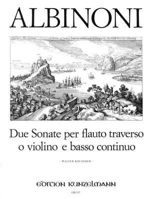 Albinoni, Tommaso: Sonata 3 und 5 für Flöte und Basso Continuo