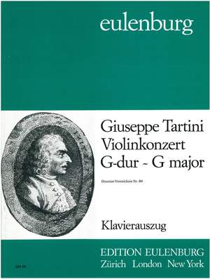 Tartini, Giuseppe: Konzert für Violine G-Dur Dounias-Verzeichnis Nr. 80