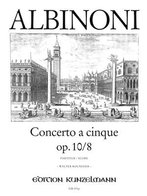Albinoni, Tommaso: Concerto a cinque op. 10/8 g-Moll