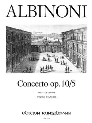 Albinoni, Tommaso: Concerto op.10/5 A-Dur