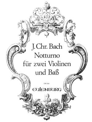 Bach, Johann Christian: Notturno für 2 Violinen und Bass
