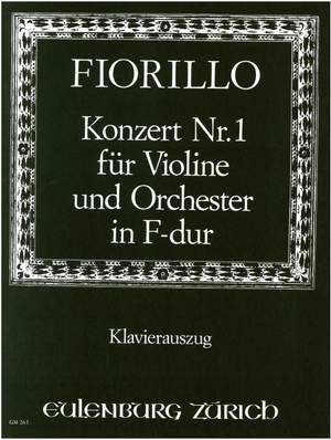 Fiorillo, Federico: Konzert Nr. 1 für Violine F-Dur