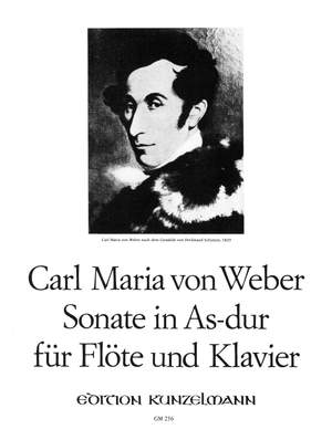 Weber, Carl Maria von: Sonate für Flöte As-Dur Jähns-Verzeichnis Nr. 199