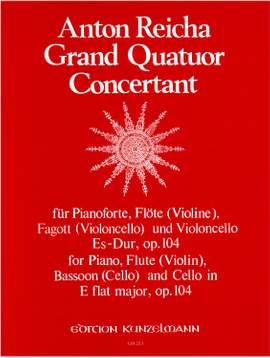 Reicha, Anton: Grand Quatuor concertant Es-Dur op. 104