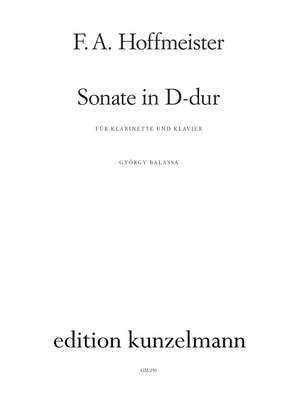 Hoffmeister, Franz Anton: Sonate für Klarinette D-Dur