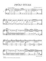 Rosetti, Antonio: 12 leichte Klavierstücke  Murray E8, E10 - E11, E23, E29, E32, E39, E44 - E45, E49, E52, E62 Product Image