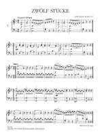 Rosetti, Antonio: 12 leichte Klavierstücke  Murray E8, E10 - E11, E23, E29, E32, E39, E44 - E45, E49, E52, E62 Product Image