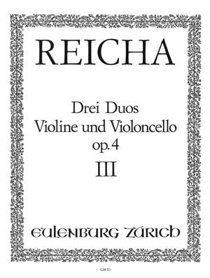 Reicha, Joseph: Duo III  op. 4