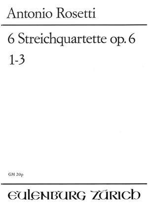 Rosetti, Antonio: Streichquartette 1-3  Murray D9-11