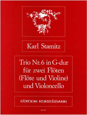 Stamitz, Carl: Trio Nr. 6 G-Dur