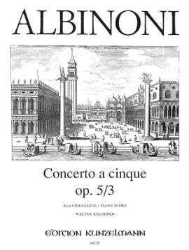 Albinoni, Tommaso: Concerto a cinque op. 5/3 D-Dur