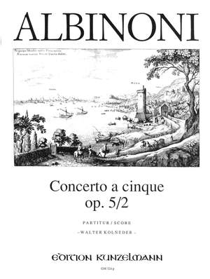 Albinoni, Tommaso: Concerto a cinque op. 5/2 F-Dur