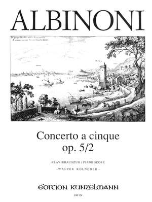 Albinoni, Tommaso: Concerto a cinque op. 5/2 F-Dur