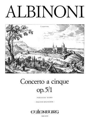 Albinoni, Tommaso: Concerto a cinque op. 5/1 B-Dur