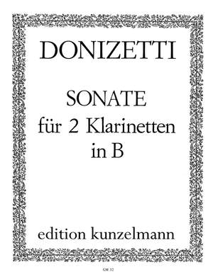Donizetti, Guiseppe: Sonate für 2 Klarinetten