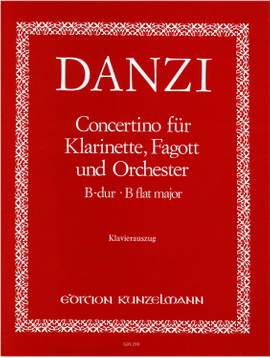 Danzi, Franz: Concertino für Klarinette, Fagott B-Dur op. 47
