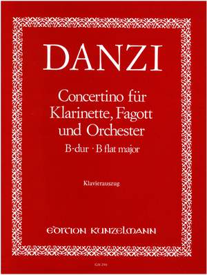 Danzi, Franz: Concertino für Klarinette, Fagott B-Dur op. 47