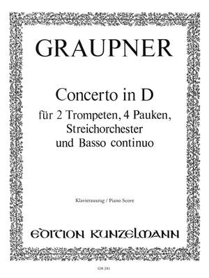 Graupner, Christoph: Konzert D-Dur