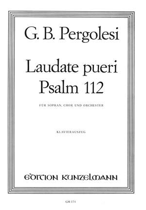 Pergolesi, Giovanni Battista: Laudate pueri Psalm 112