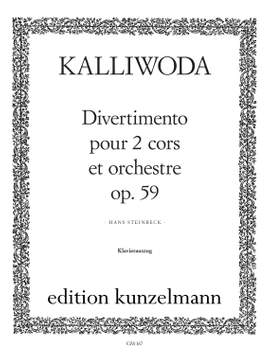 Kalliwoda, Johann Wenzel: Divertimento für 2 Hörner  op. 59