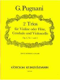 Pugnani, Gaetano: 2 Trios  op. 6/1+2