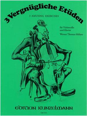 Thomas-Mifune, Werner: 3 Vergnügliche Etüden für Violoncello und Klavier