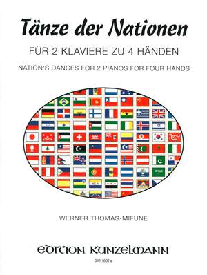 Thomas-Mifune, Werner: Tänze Nationen für 2 Klaviere zu 4 Händen
