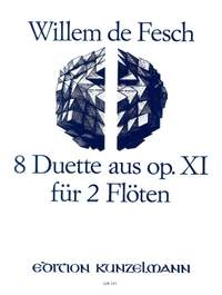 de Fesch, Willem: 8 Duette für 2 Flöten  op. 11