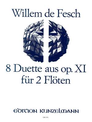 de Fesch, Willem: 8 Duette für 2 Flöten  op. 11