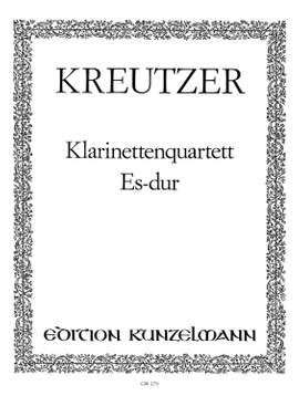 Kreutzer, Conradin: Klarinettenquartett Es-Dur
