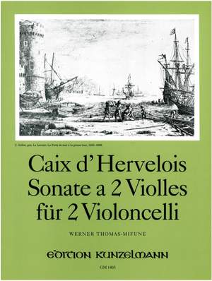 Caix d'Hervelois, Louis de: Sonate für 2 Violoncelli