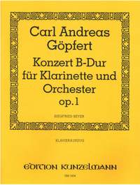 Göpfert, Carl Andreas: Konzert für Klarinette und Orchester B-Dur op. 1