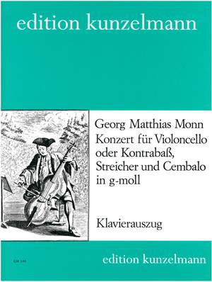 Monn, Georg Matthias: Konzert für Violoncello oder Kontrabass g-Moll