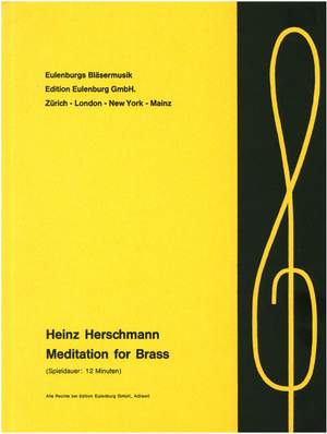 Herschmann, Heinz: Meditation for Brass