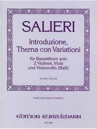 Salieri, Girolamo: Introduzione, Thema con Variationi