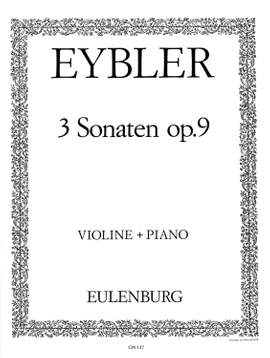 Eybler, Joseph: 3 Sonaten  op. 9